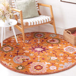 Safavieh Aspen 148 Rug, APN148 - Rust / Green