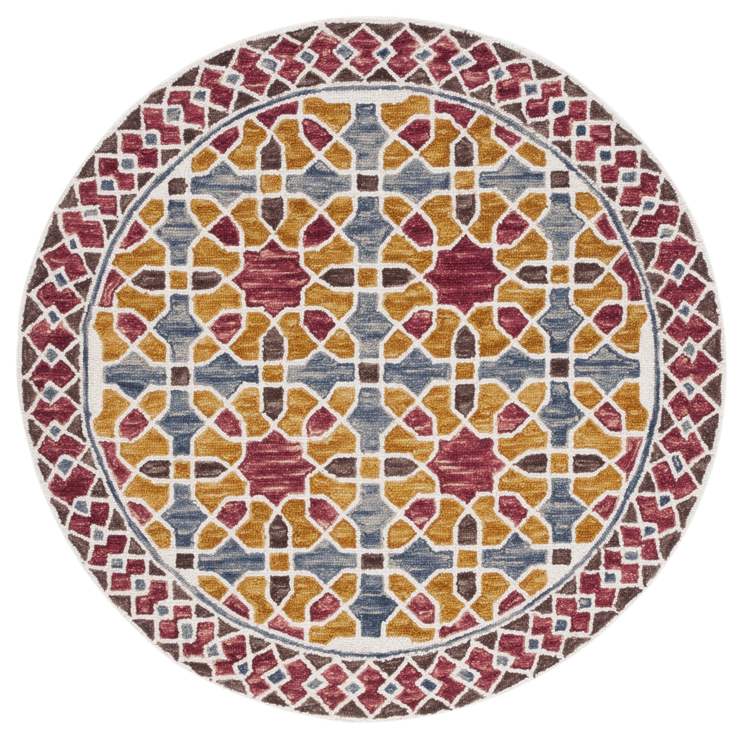 Safavieh Aspen 149 Rug, APN149 - Red / Yellow