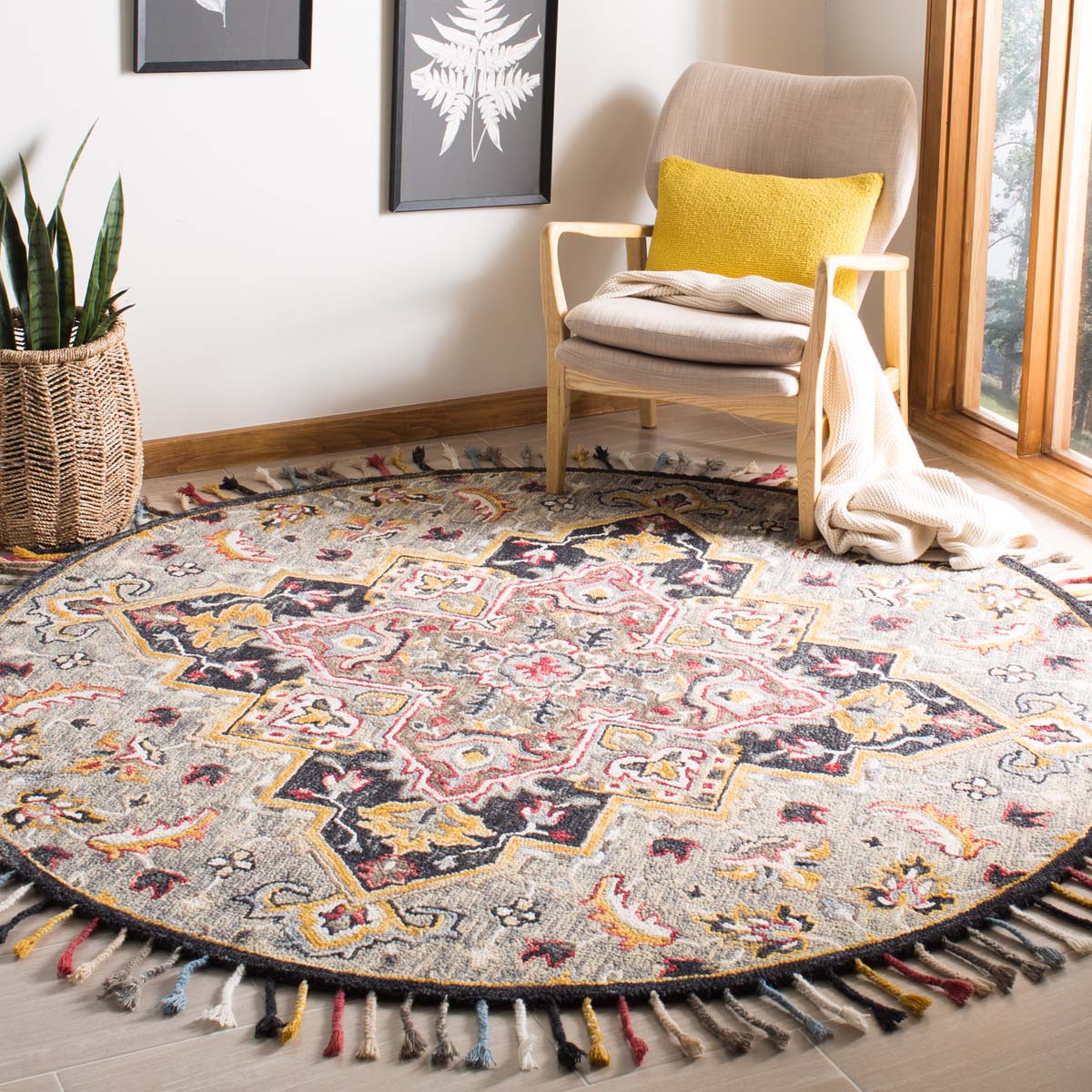 Safavieh Aspen 207 Rug, APN207 - Grey / Charcoal
