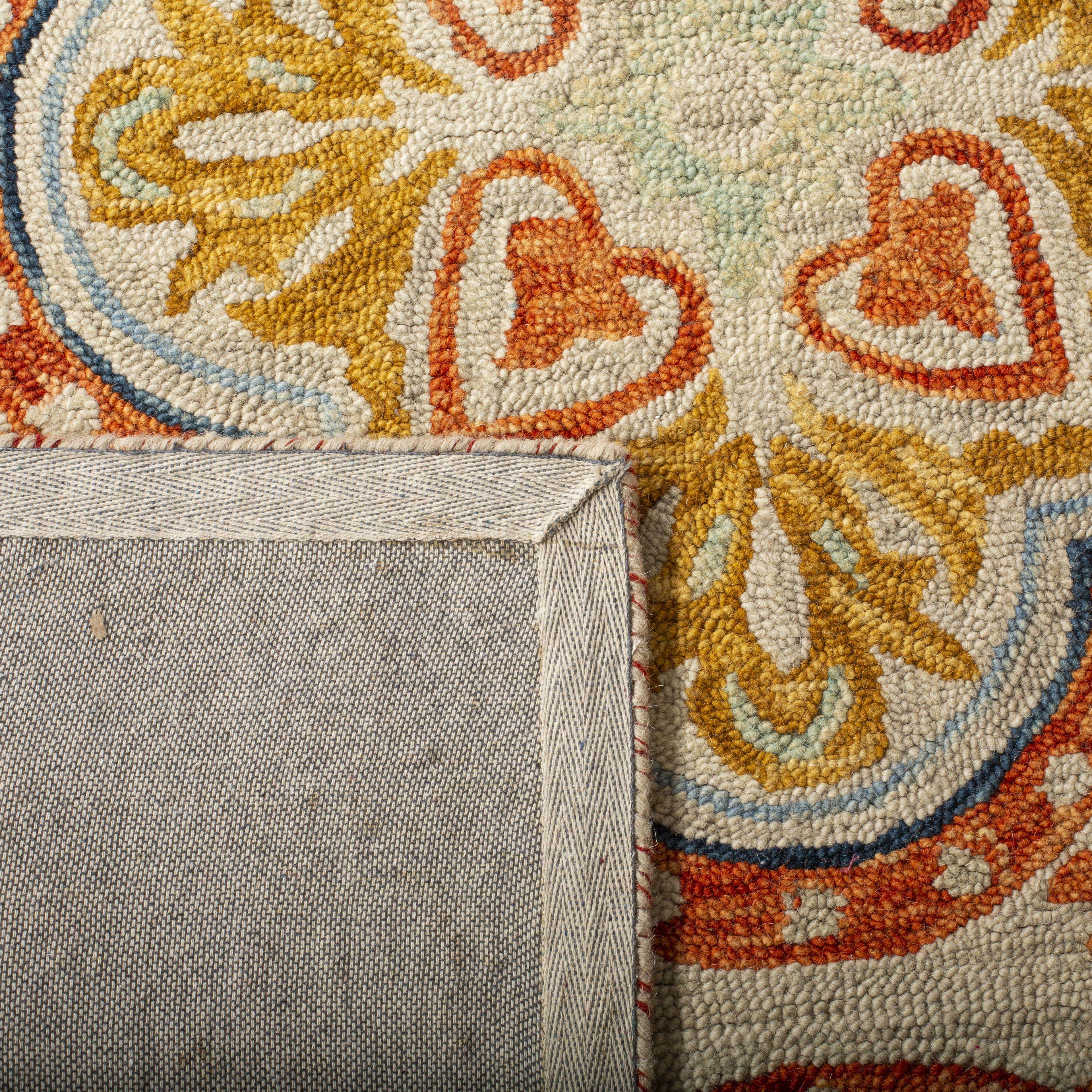 Safavieh Aspen 217 Rug, APN217 - Beige / Rust