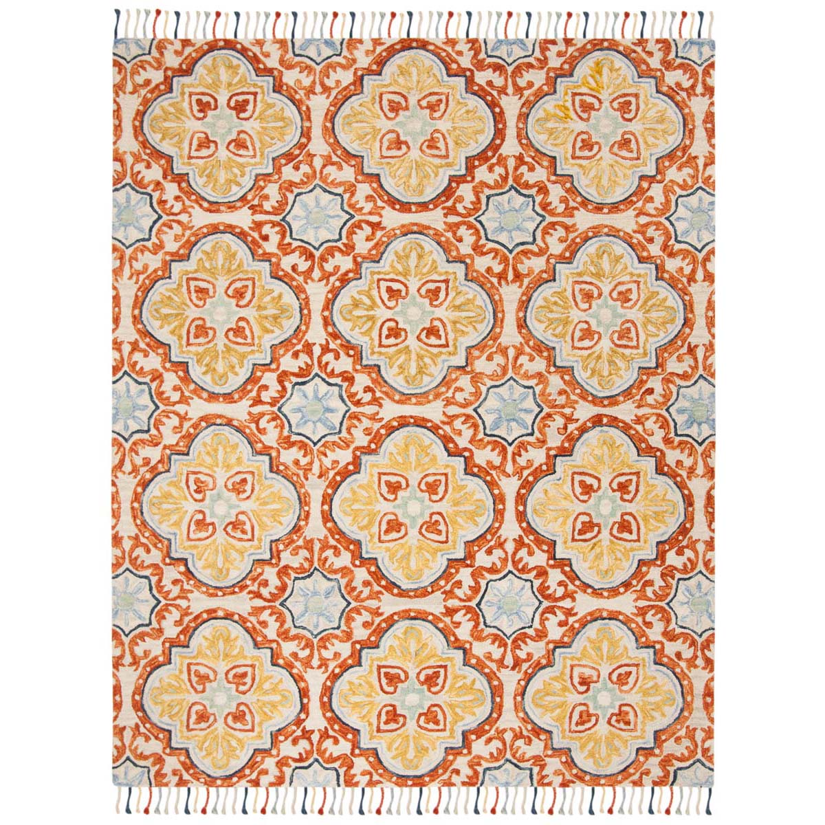 Safavieh Aspen 217 Rug, APN217 - Beige / Rust