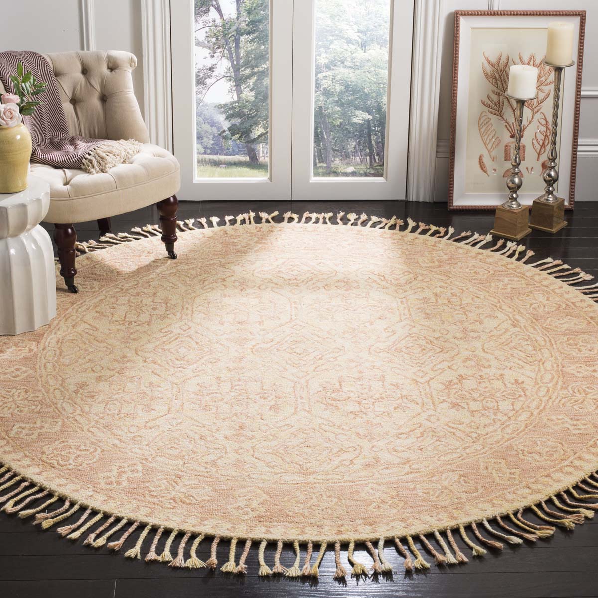 Safavieh Aspen 225 Rug, APN225 - Ivory / Blush