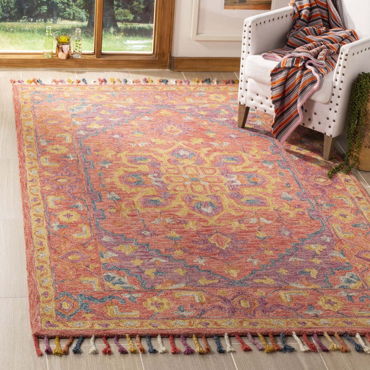 Safavieh Aspen 226 Rug, APN226 - Pink / Violet