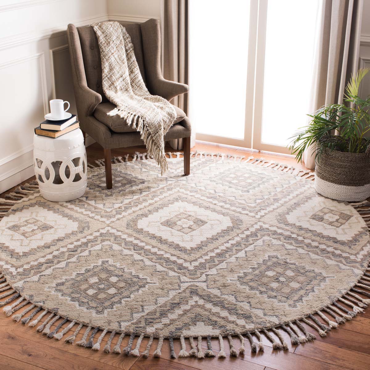 Safavieh Aspen 250 Rug, APN250 - Taupe / Ivory