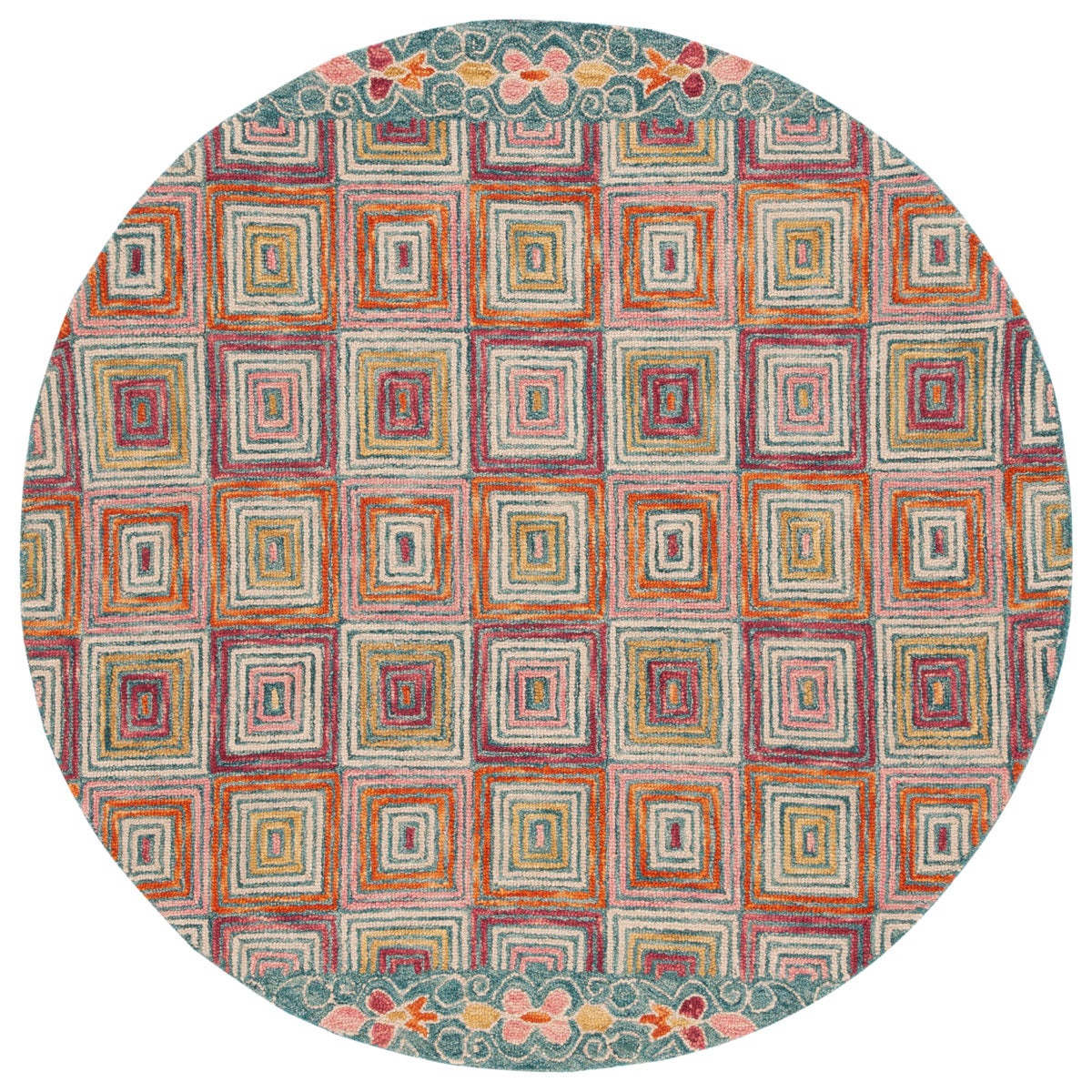 Safavieh Aspen 270 Rug, APN270 - Pink / Gold