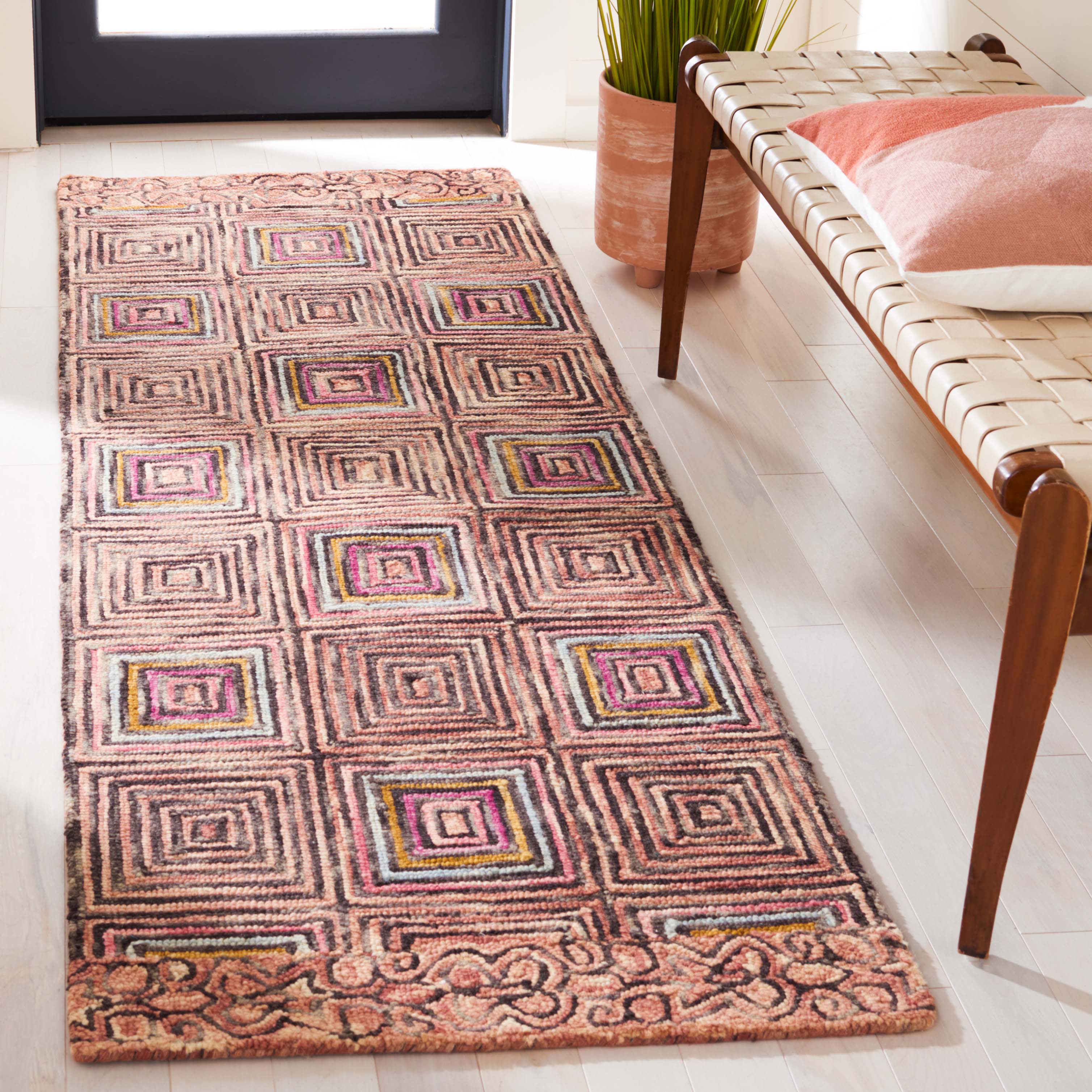 Safavieh Aspen 285 Rug, APN285 - Pink / Blue