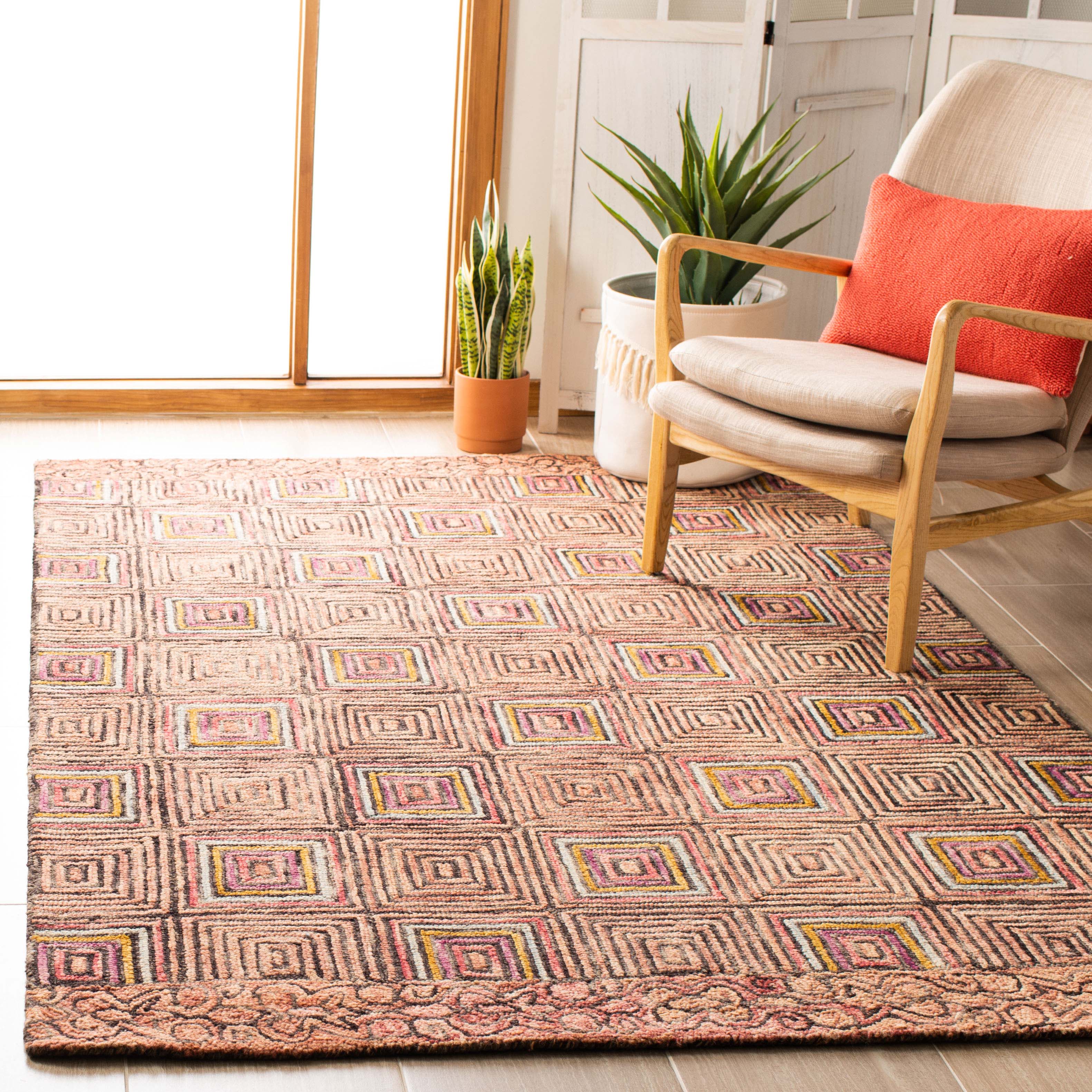 Safavieh Aspen 285 Rug, APN285 - Pink / Blue