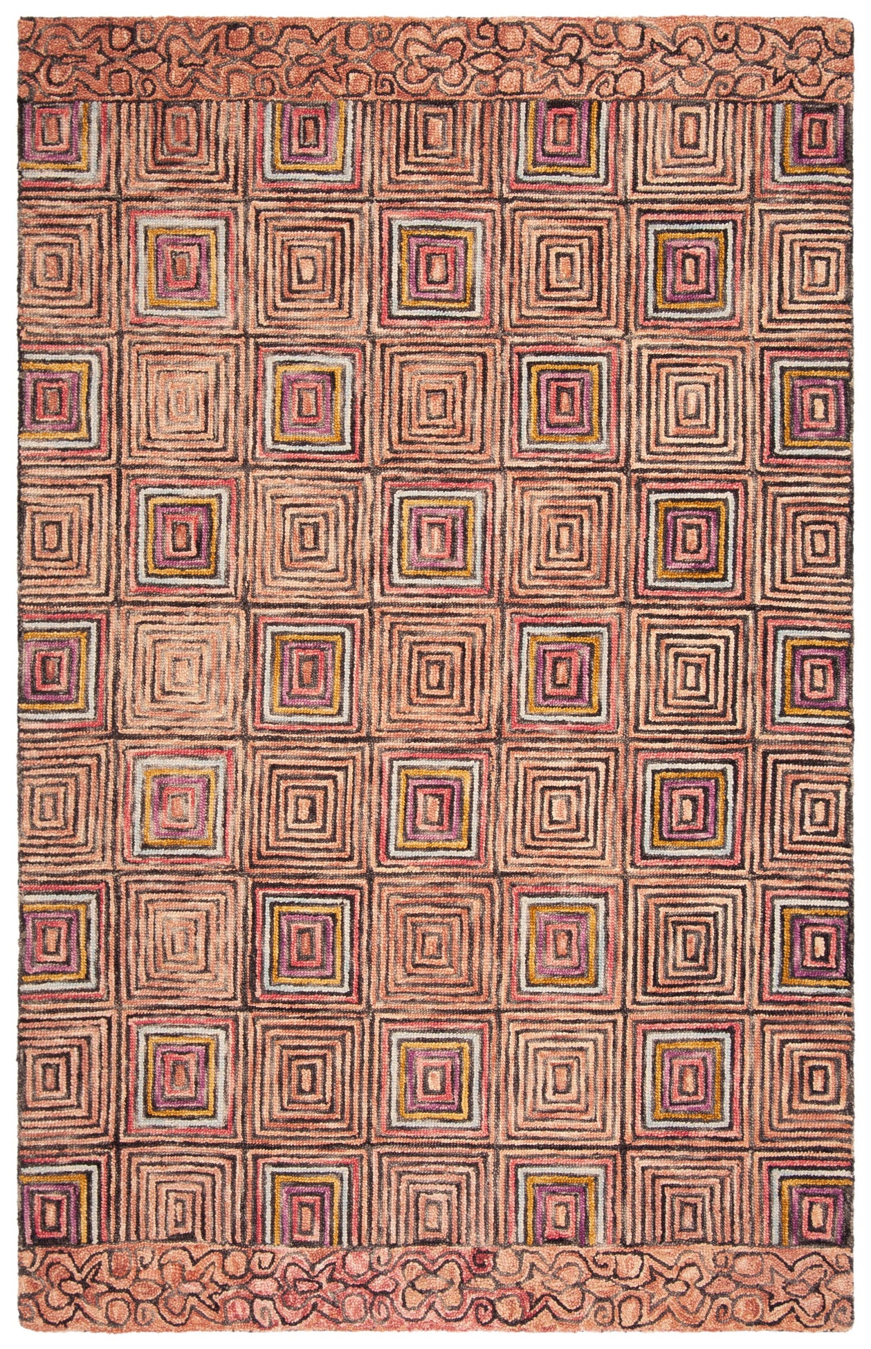 Safavieh Aspen 285 Rug, APN285 - Pink / Blue
