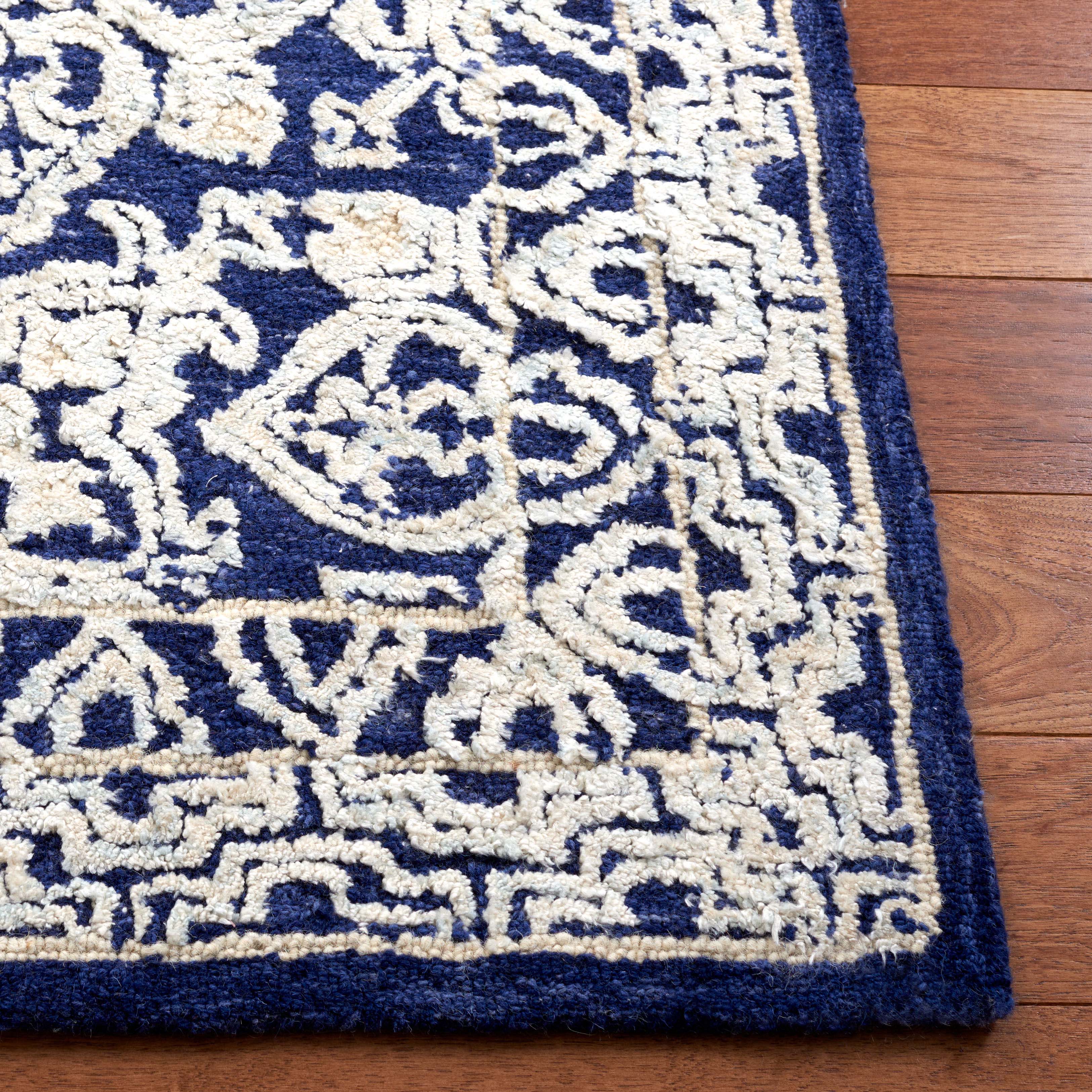 Safavieh Aspen 296 Rug, APN296 - Navy / Ivory