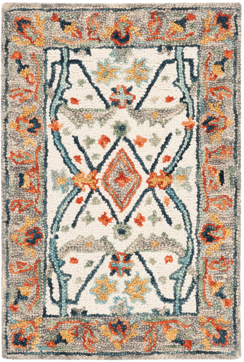 Safavieh Aspen 308 Rug, APN308 - Ivory / Blue