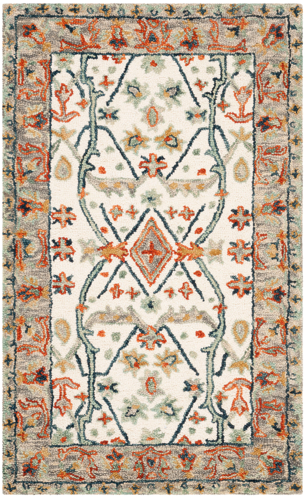 Safavieh Aspen 308 Rug, APN308 - Ivory / Blue