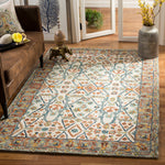 Safavieh Aspen 308 Rug, APN308 - Ivory / Blue