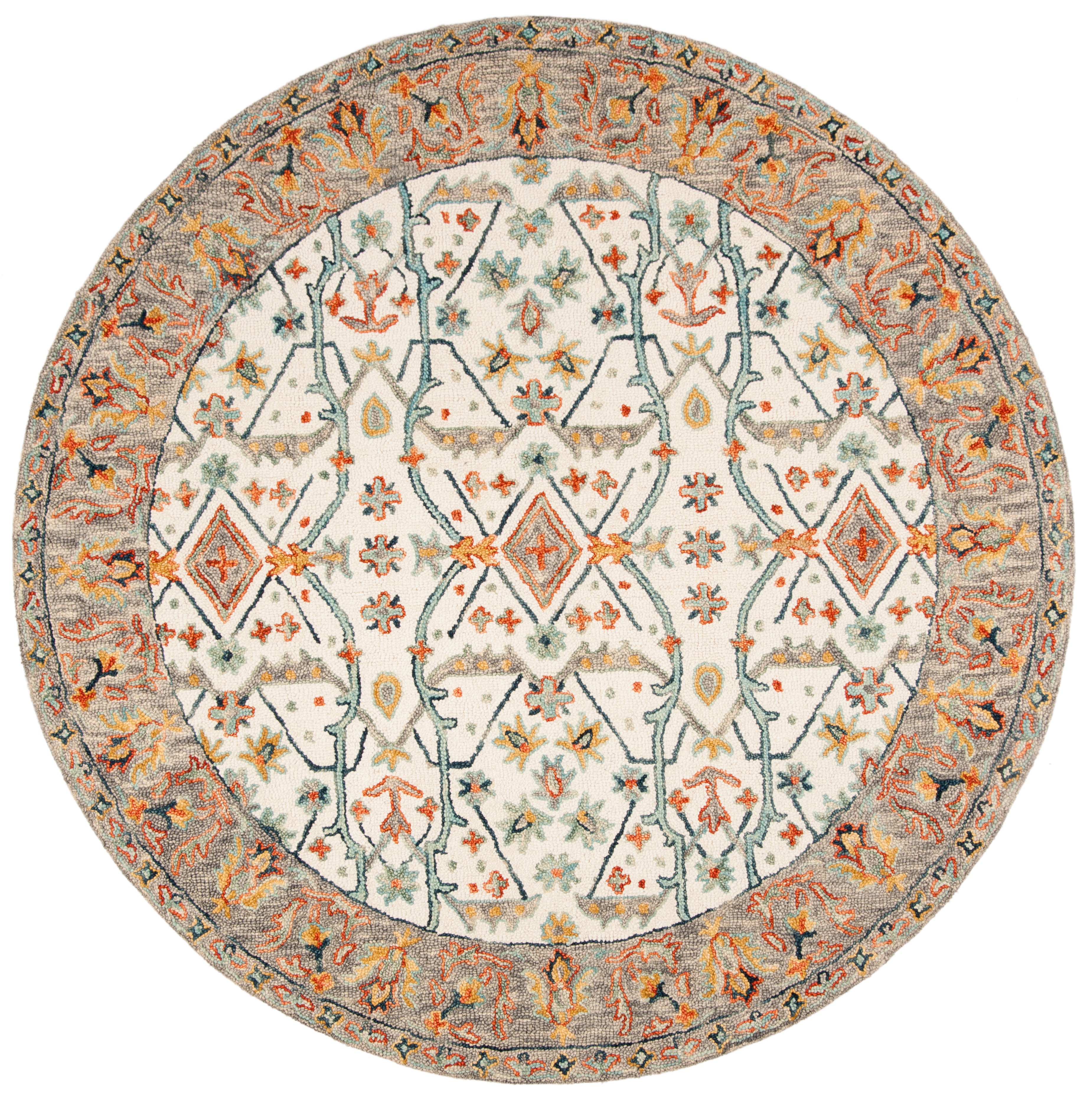 Safavieh Aspen 308 Rug, APN308 - Ivory / Blue