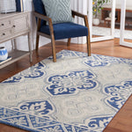 Safavieh Aspen 351 Rug, APN351 - Blue / Ivory