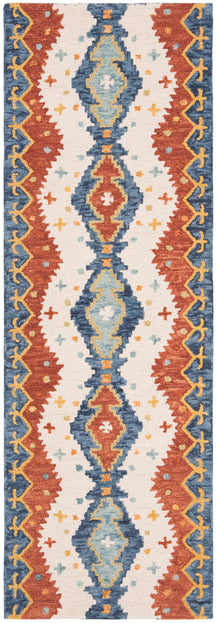 Safavieh Aspen 401 Rug, APN401 - Ivory / Blue