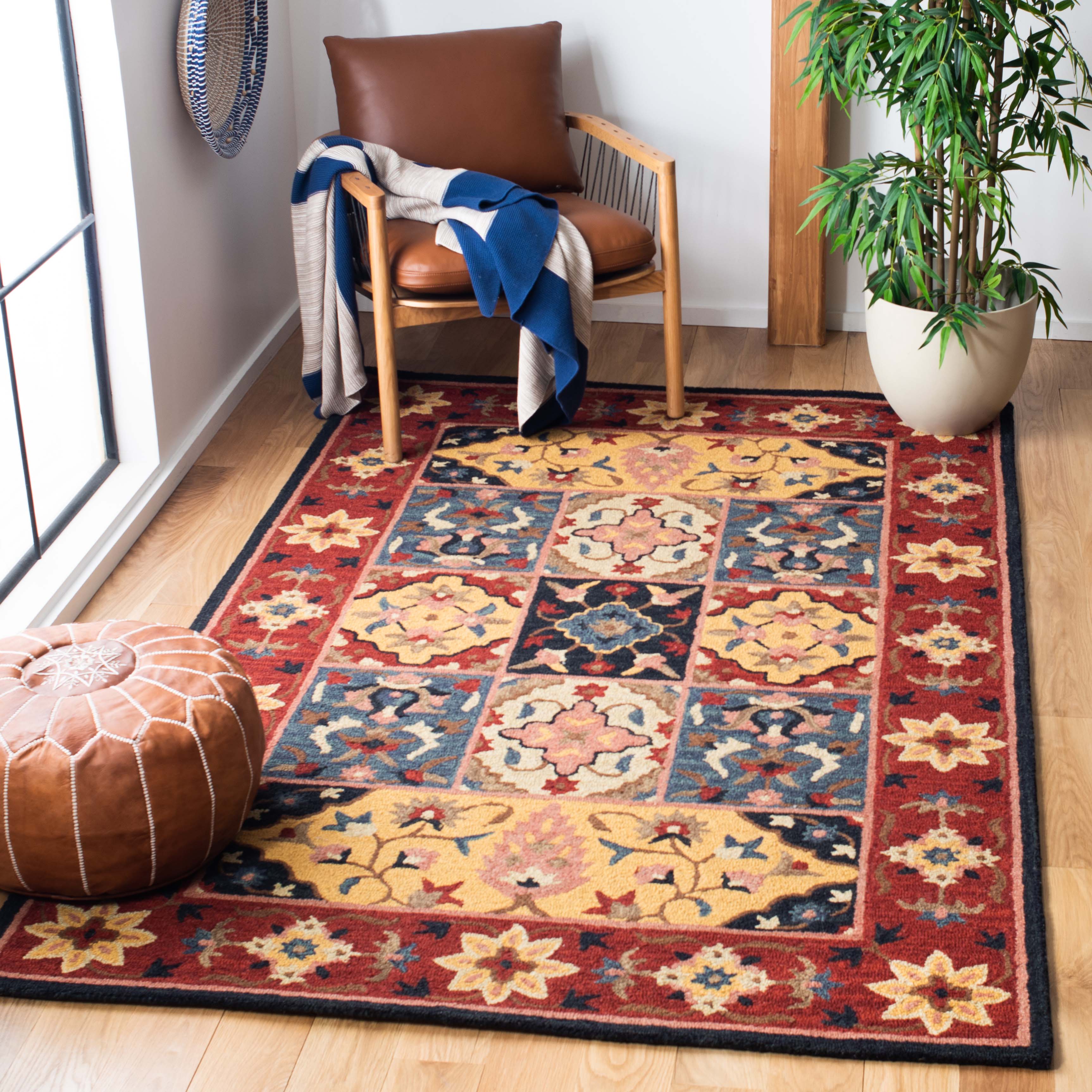 Safavieh Aspen 402 Rug, APN402 - Red / Gold