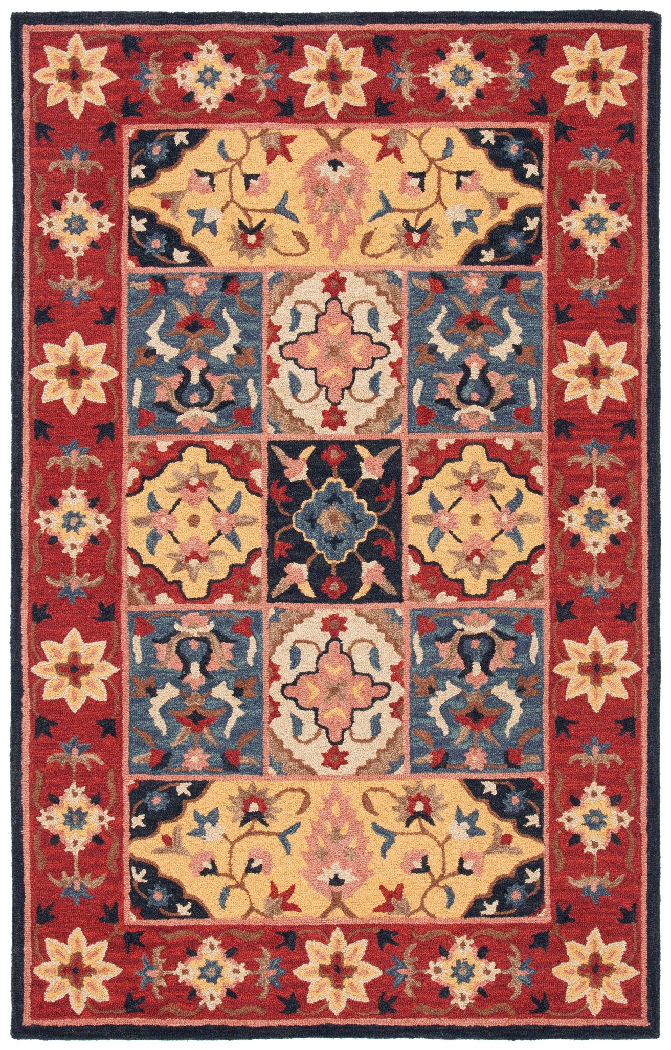 Safavieh Aspen 402 Rug, APN402 - Red / Gold