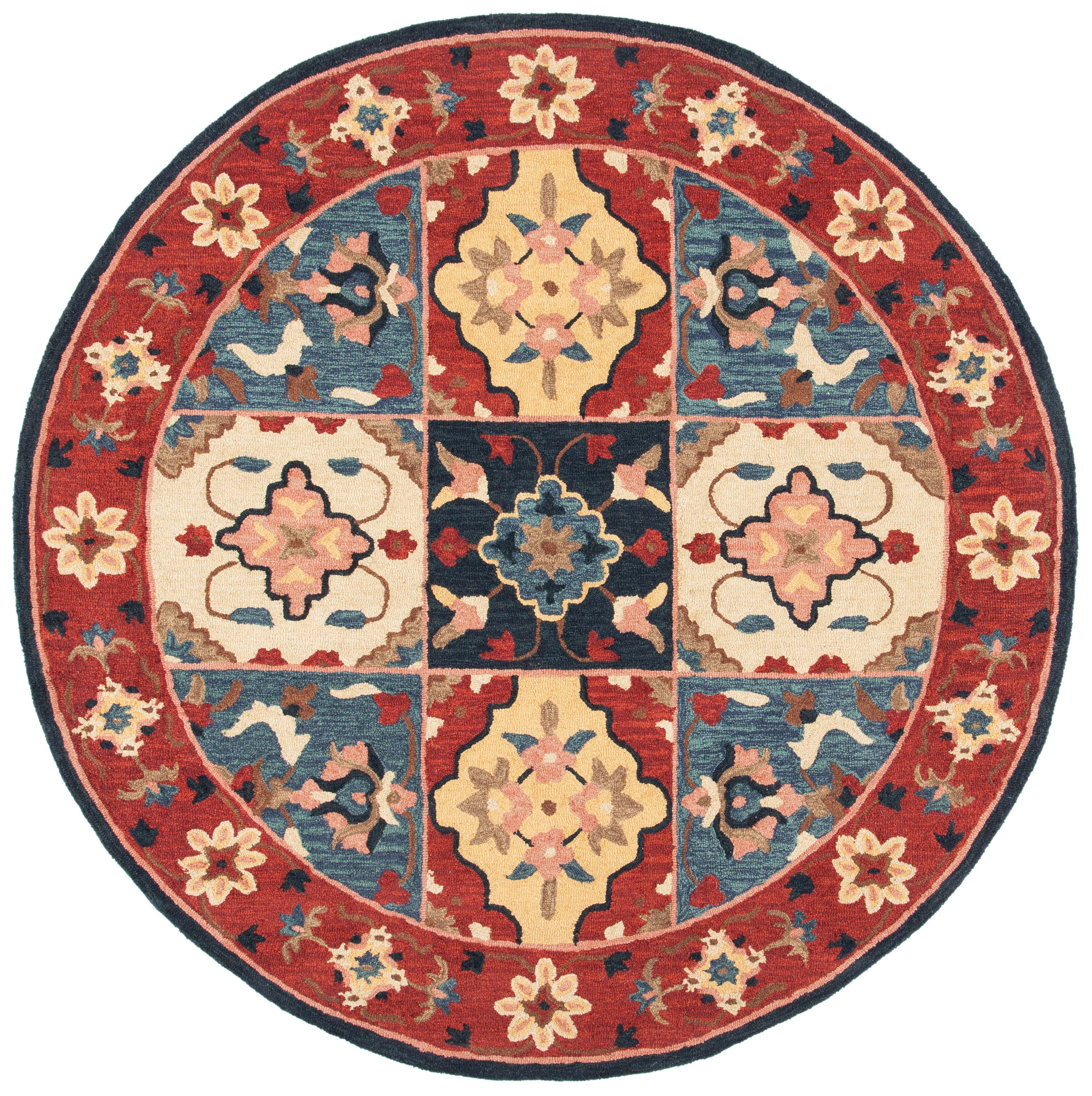 Safavieh Aspen 402 Rug, APN402 - Red / Gold