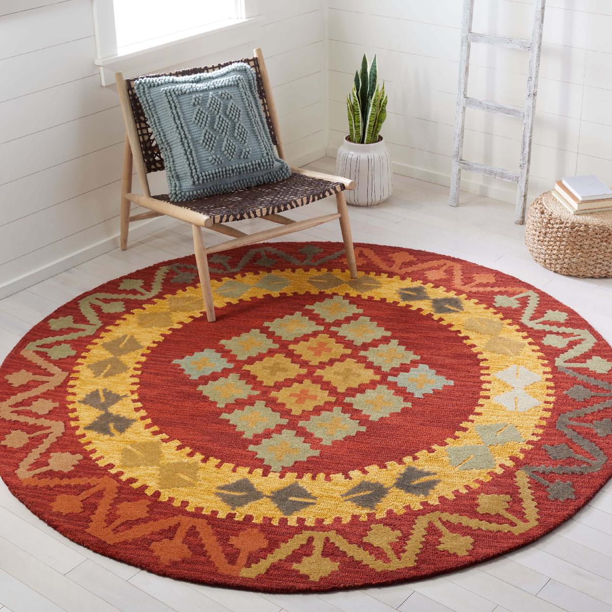 Safavieh Aspen 403 Rug, APN403 - Red / Gold