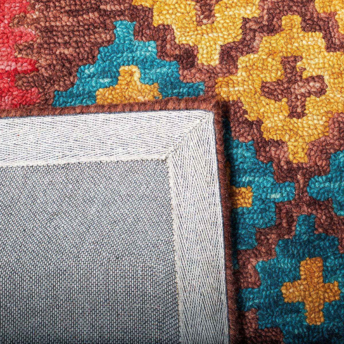 Safavieh Aspen 403 Rug, APN403 - Brown / Red