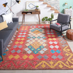 Safavieh Aspen 403 Rug, APN403 - Brown / Red
