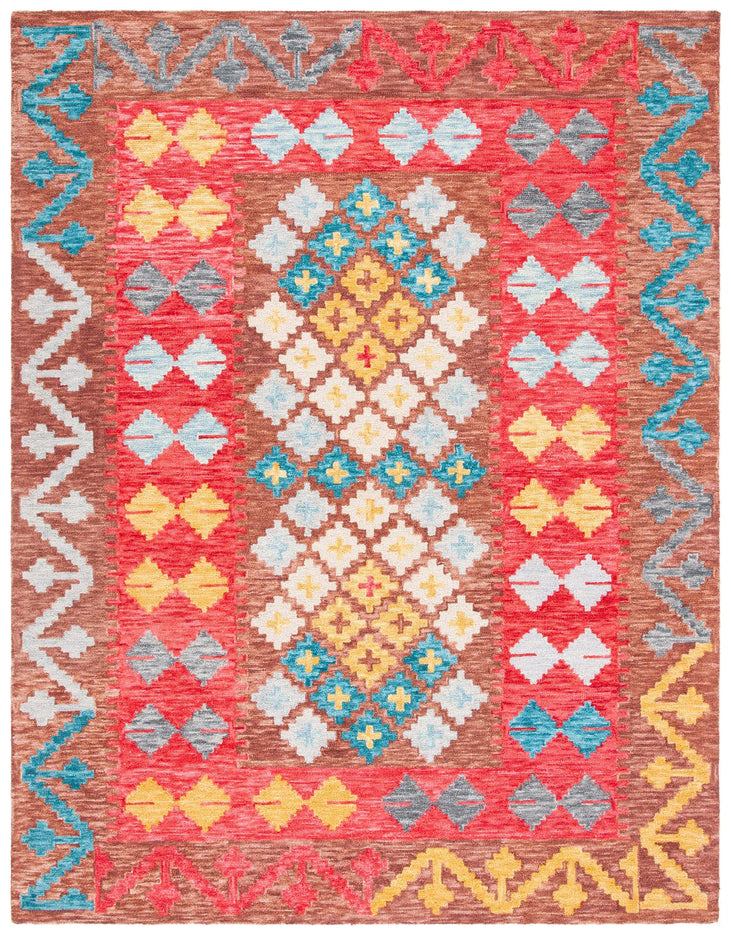 Safavieh Aspen 403 Rug, APN403 - Brown / Red
