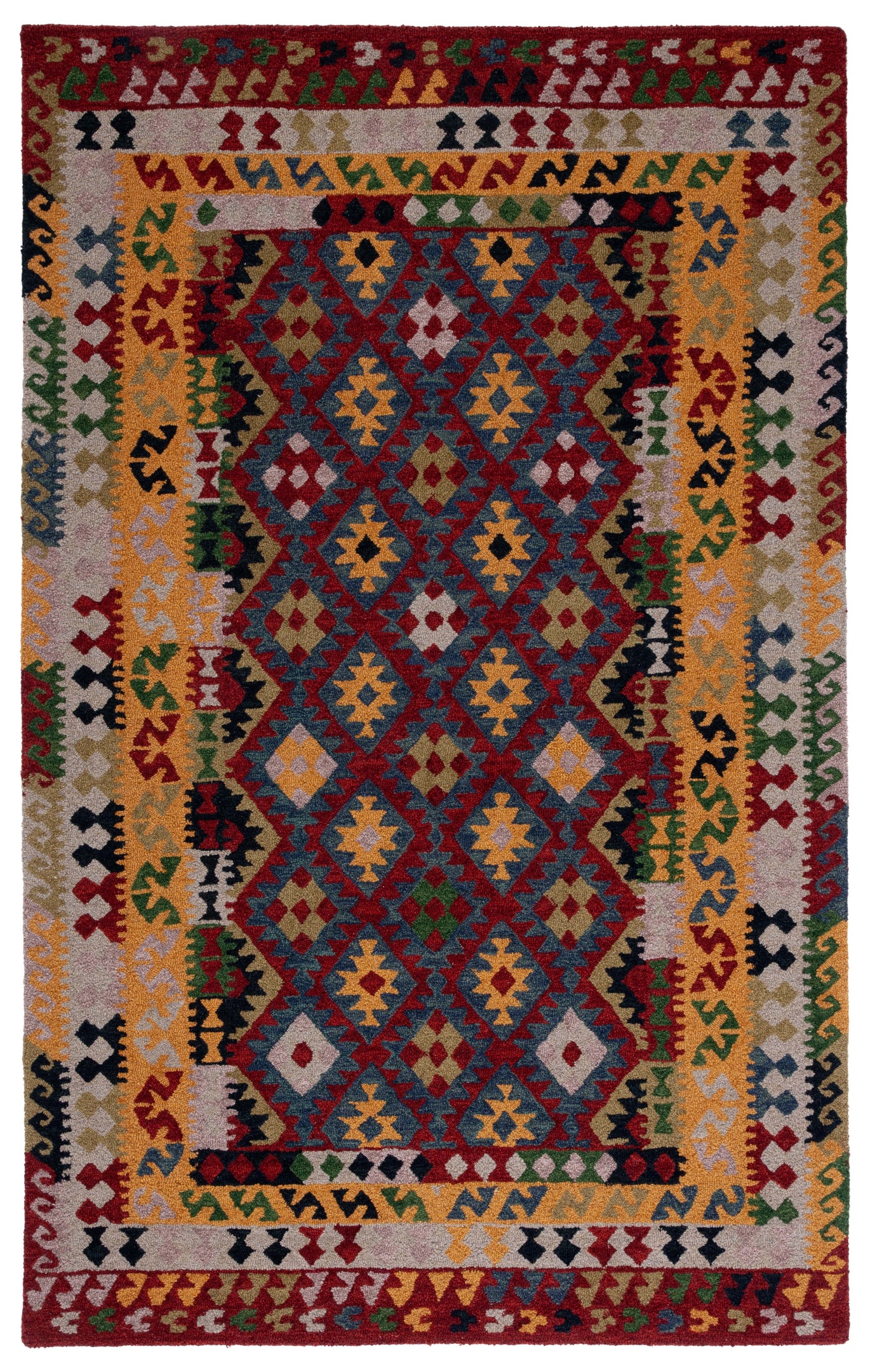 Safavieh Aspen 404 Rug, APN404 - Red / Yellow