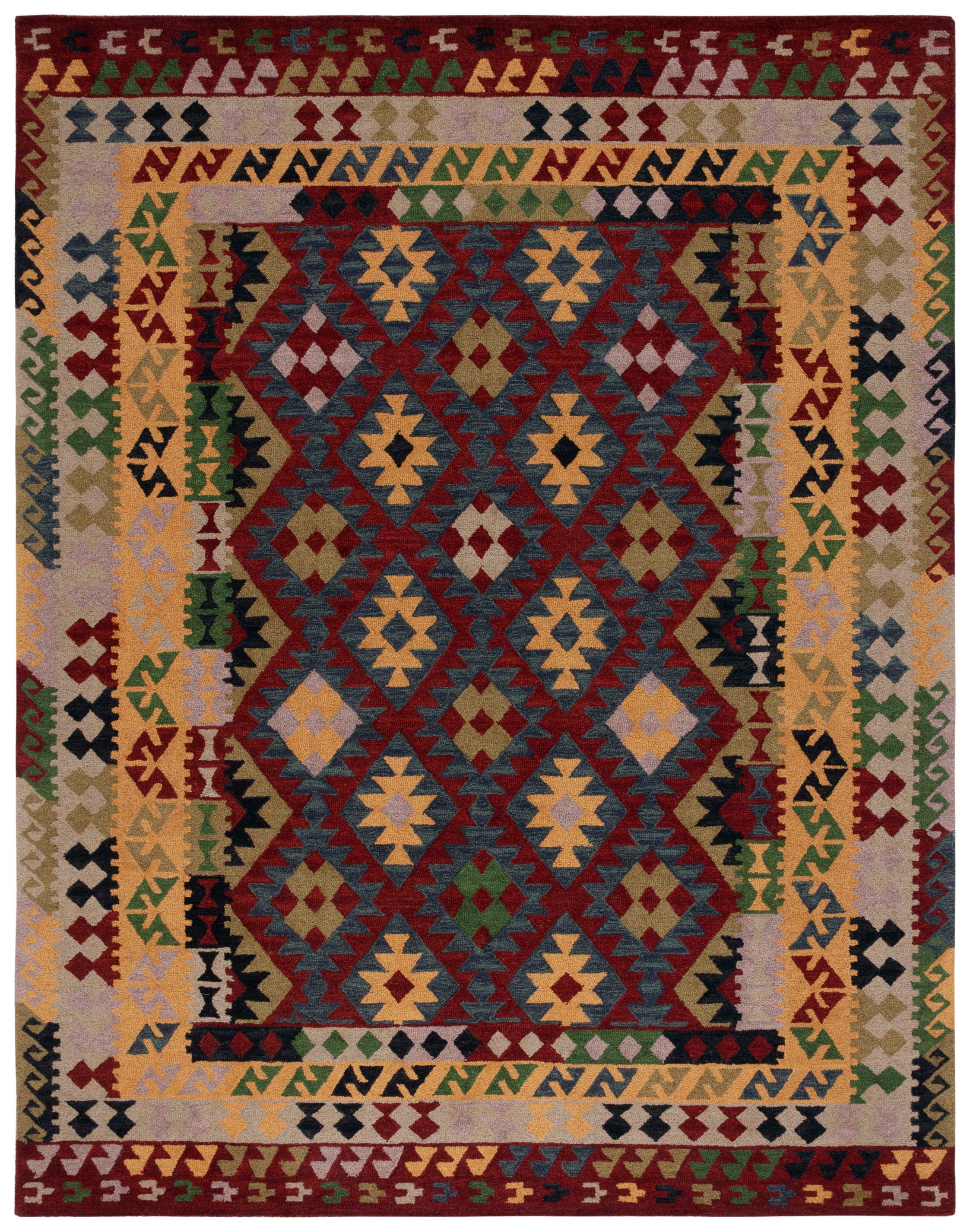Safavieh Aspen 404 Rug, APN404 - Red / Yellow