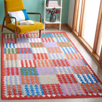 Safavieh Aspen 411 Rug, APN411 - Red / Blue