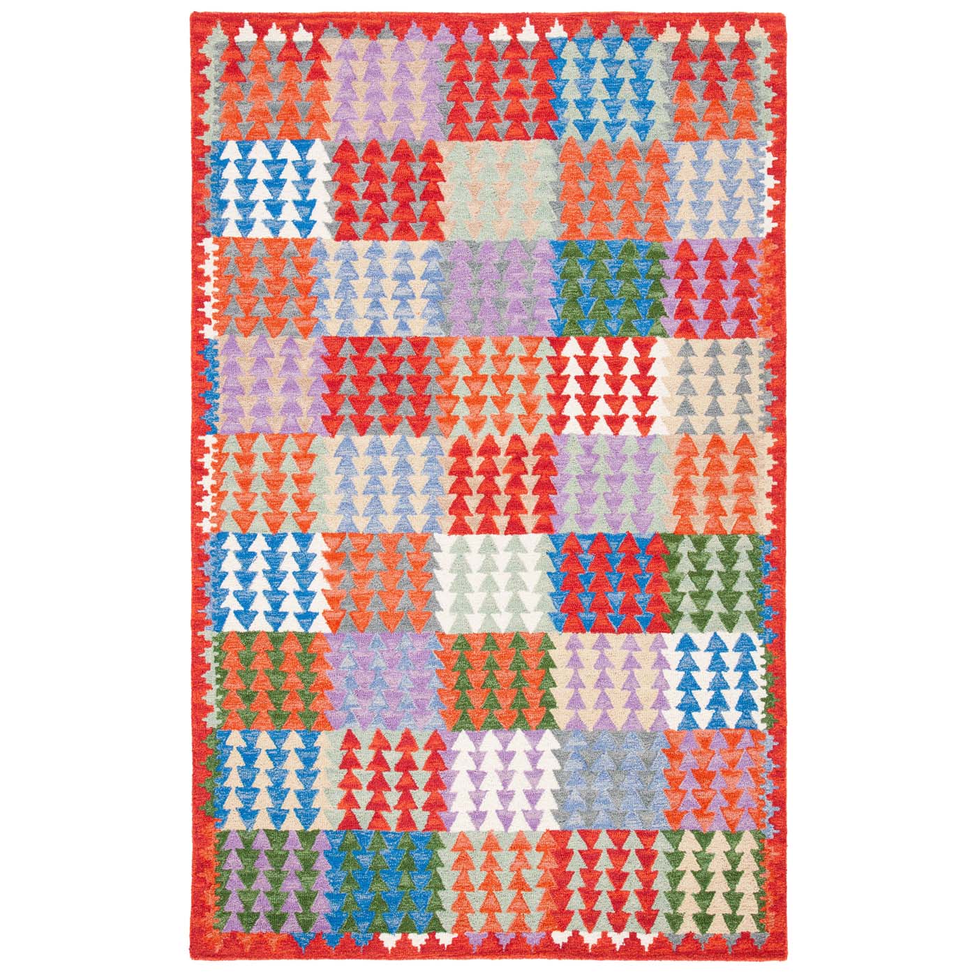 Safavieh Aspen 411 Rug, APN411 - Red / Blue