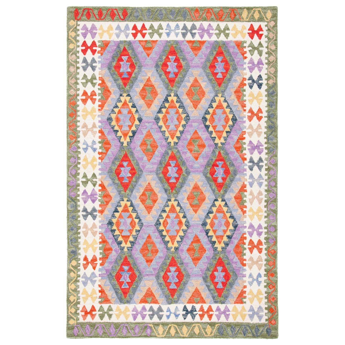 Safavieh Aspen 415 Rug, APN415 - Ivory / Grey