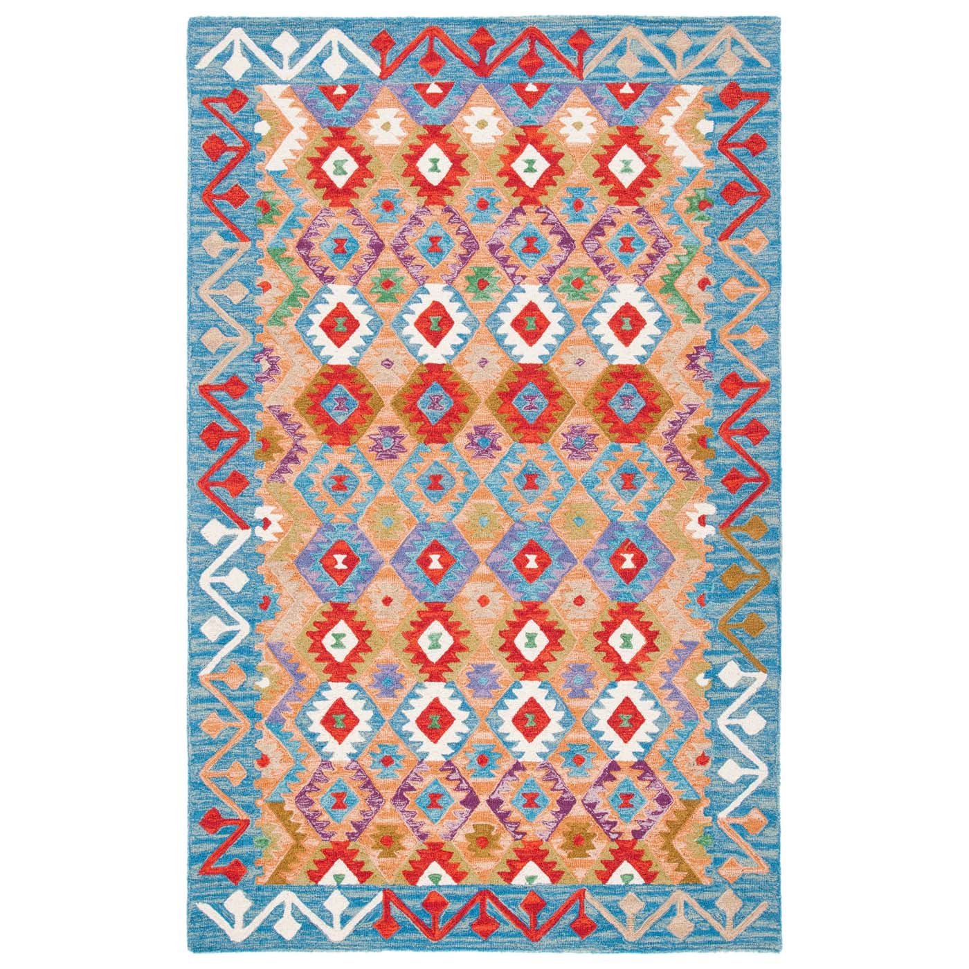 Safavieh Aspen 417 Rug, APN417 - Light Blue / Beige