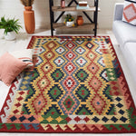 Safavieh Aspen 418 Rug, APN418 - Red / Green