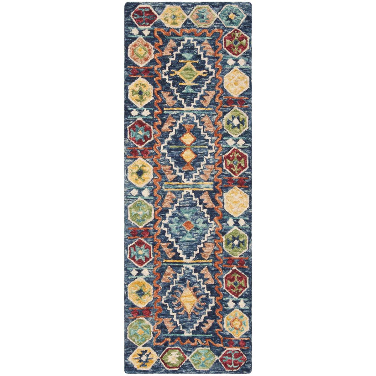 Safavieh Aspen 501 Rug, APN501 - Navy / Gold
