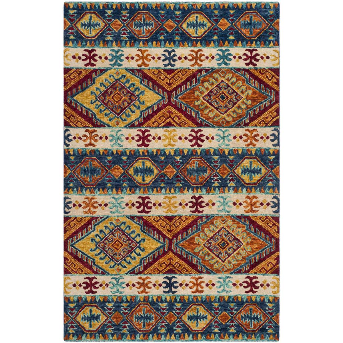 Safavieh Aspen 502 Rug, APN502 - Navy / Ivory