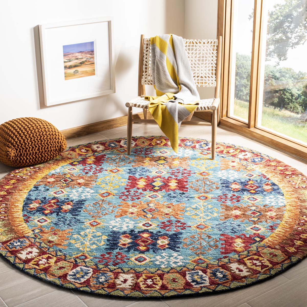 Safavieh Aspen 503 Rug, APN503 - Blue / Red