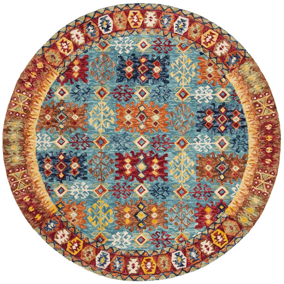Safavieh Aspen 503 Rug, APN503 - Blue / Red