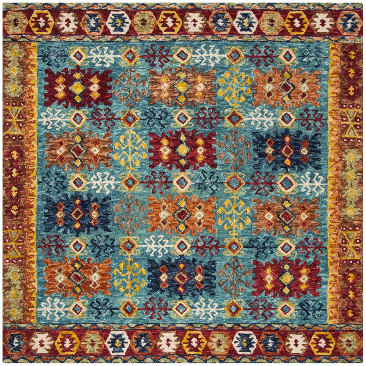 Safavieh Aspen 503 Rug, APN503 - Blue / Red