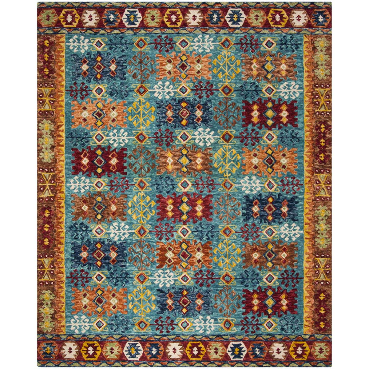 Safavieh Aspen 503 Rug, APN503 - Blue / Red