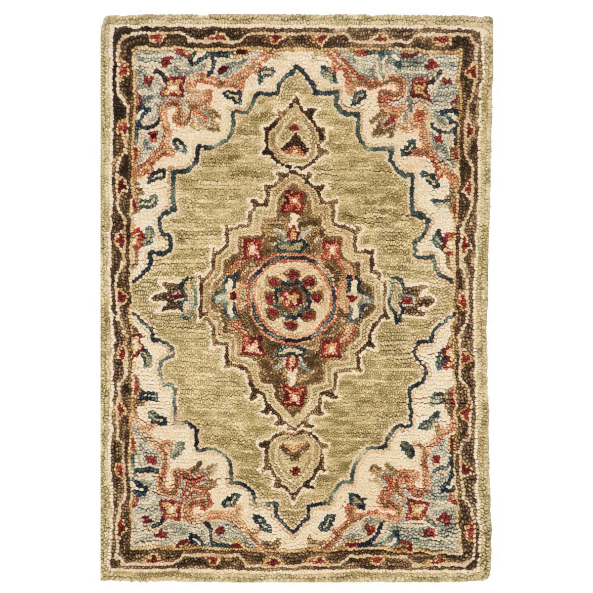 Safavieh Aspen 506 Rug, APN506 - Sage / Brown