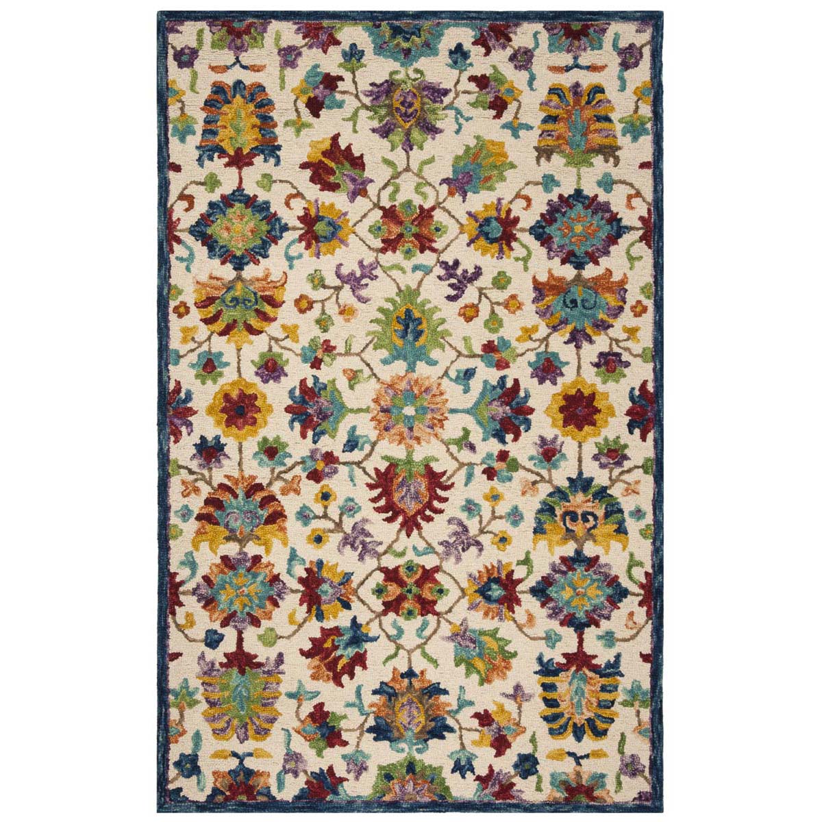 Safavieh Aspen 509 Rug, APN509 - Ivory / Blue