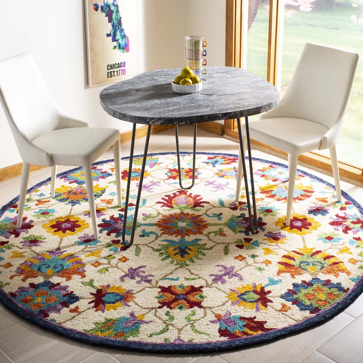 Safavieh Aspen 509 Rug, APN509 - Ivory / Blue