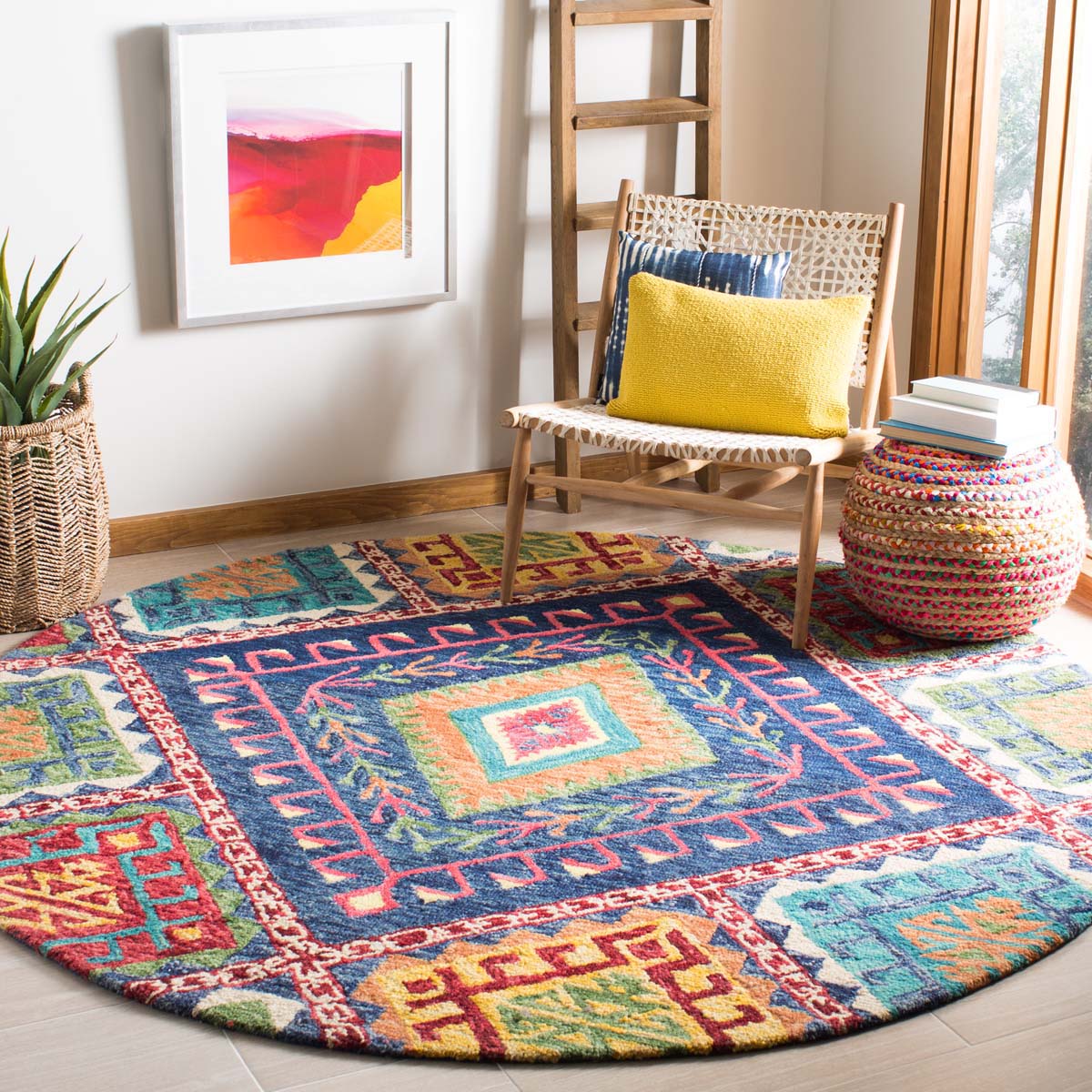 Safavieh Aspen 516 Rug, APN516 - Blue / Multi