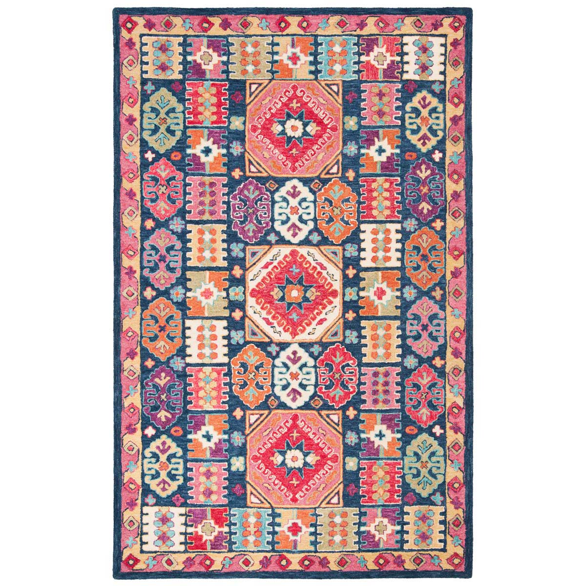 Safavieh Aspen 518 Rug, APN518 - Blue / Red