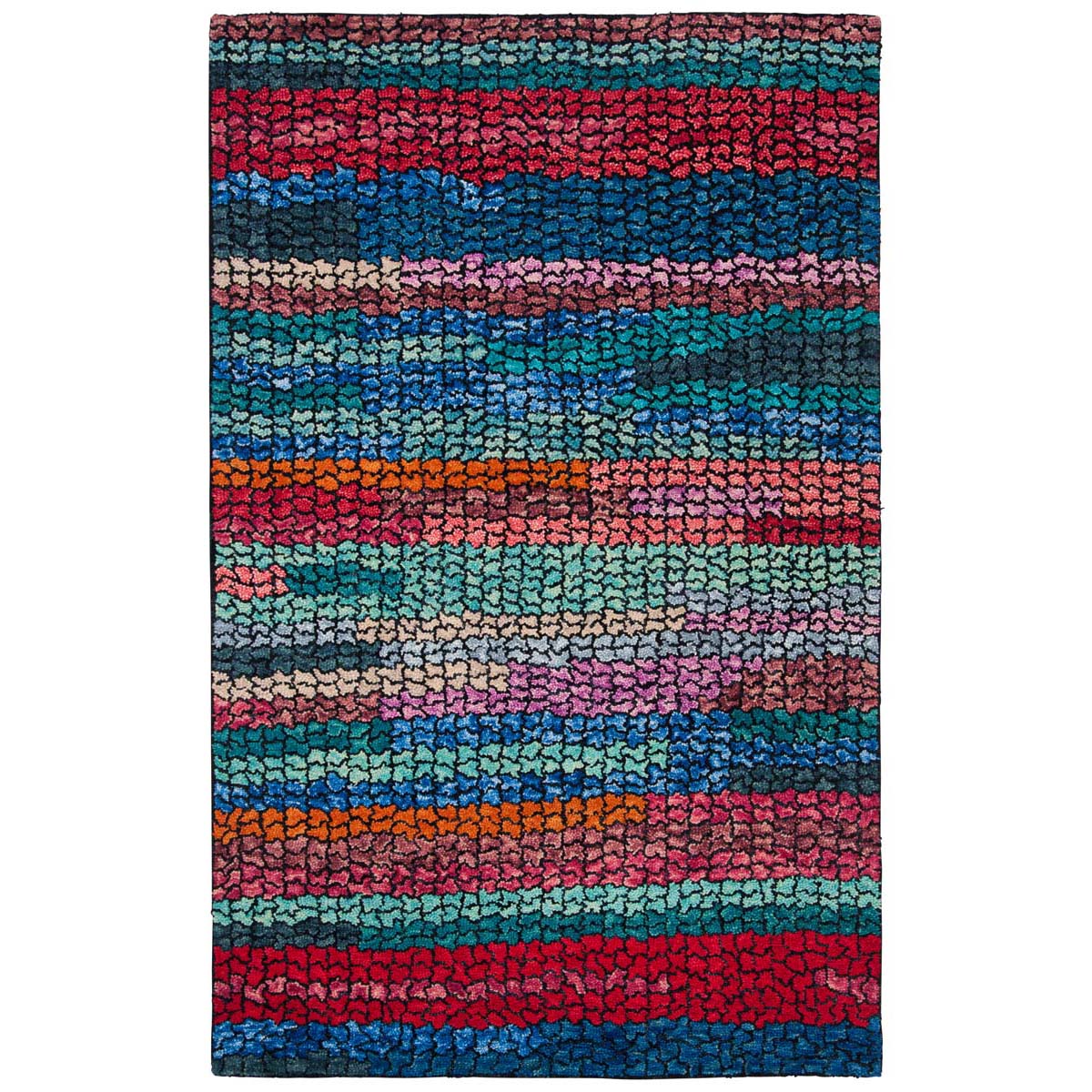 Safavieh Aspen 519 Rug, APN519 - Navy / Red