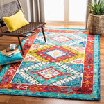 Safavieh Aspen 525 Rug, APN525 - Blue / Rust
