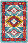 Safavieh Aspen 525 Rug, APN525 - Blue / Rust
