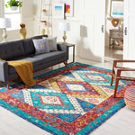 Safavieh Aspen 525 Rug, APN525 - Blue / Rust