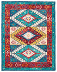 Safavieh Aspen 525 Rug, APN525 - Blue / Rust