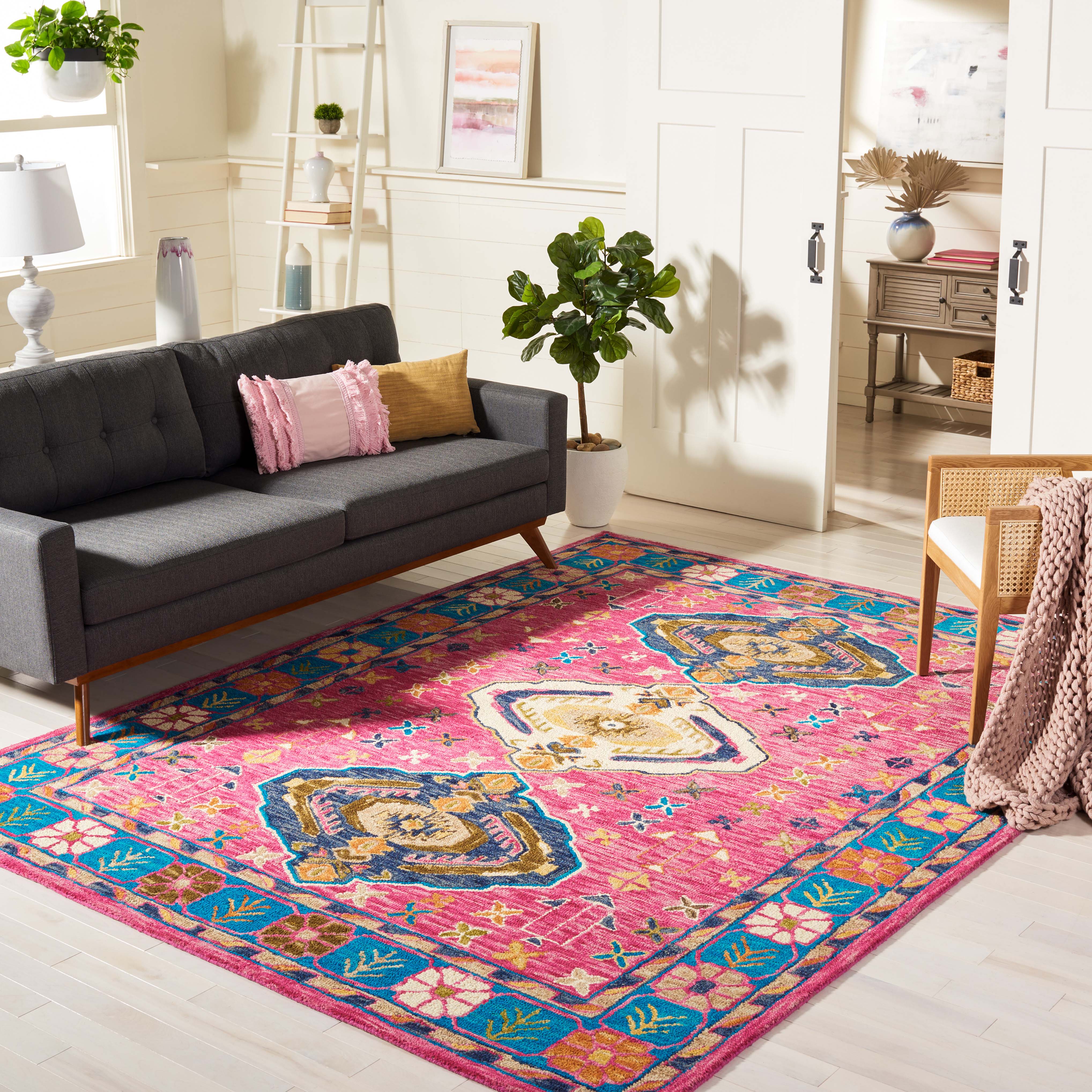 Safavieh Aspen 527 Rug, APN527 - Red / Blue